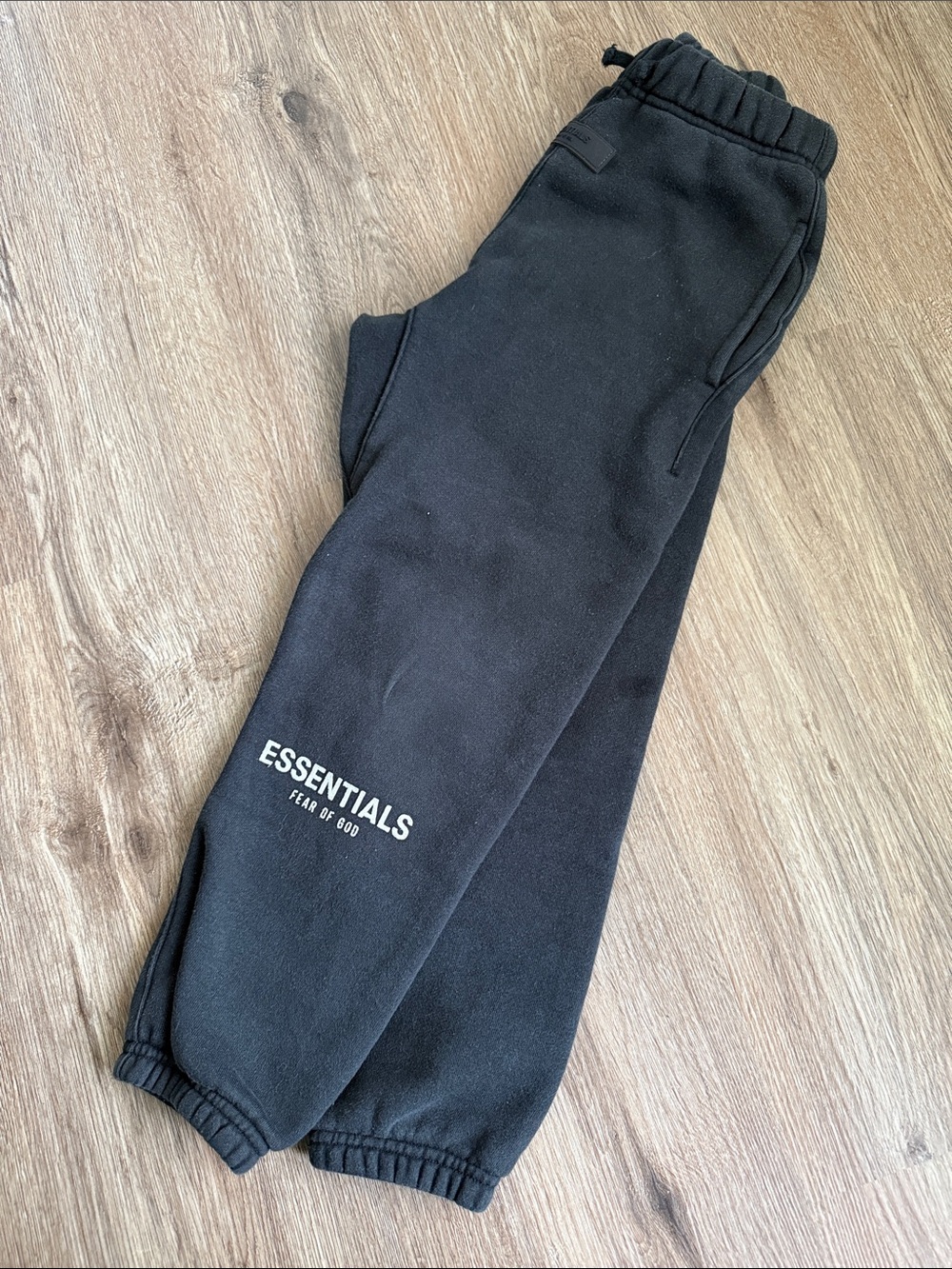 Fear of God Essentials Kids Black Jogger Sweatpants Size 6/7